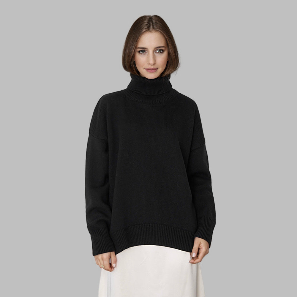 Quinette Sweater | Women's Winter Oversized Turtleneck Sweater