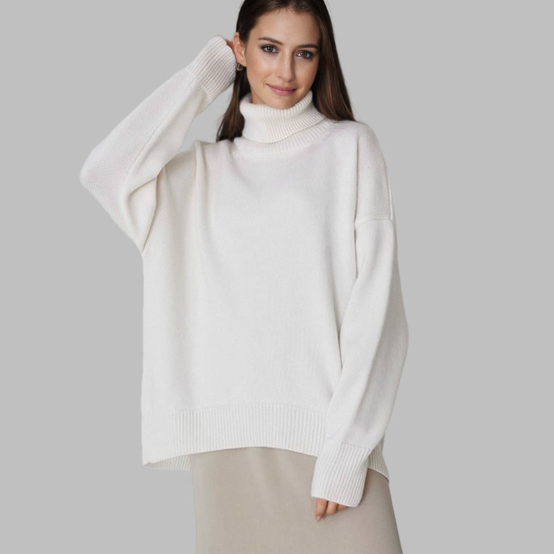 Quinette Sweater | Women's Winter Oversized Turtleneck Sweater