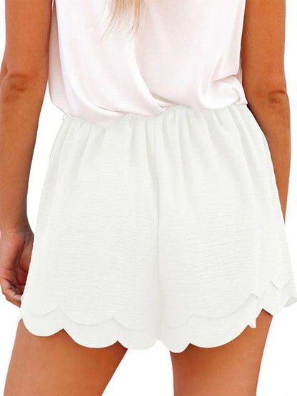 Quinisha Shorts | Layered Petal Shorts With Tie Waist