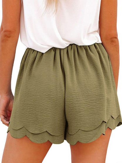 Quinisha Shorts | Layered Petal Shorts With Tie Waist