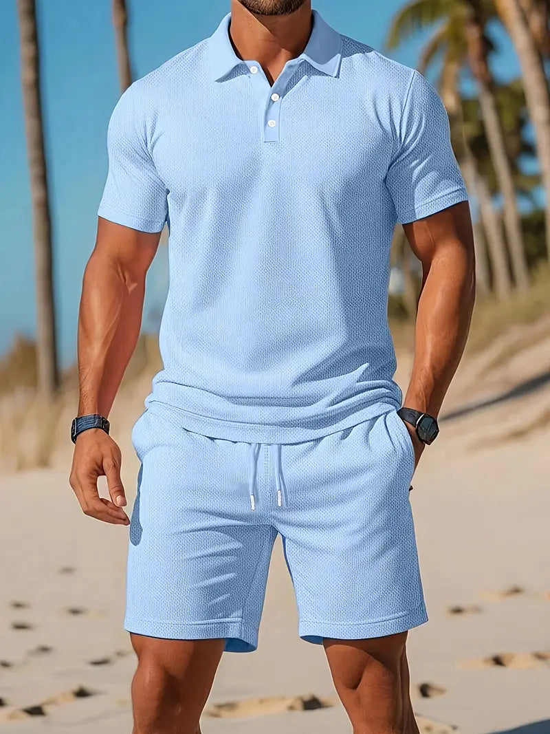Rayen Men's Polo Shirt Set | Casual Spring & Summer Outfit