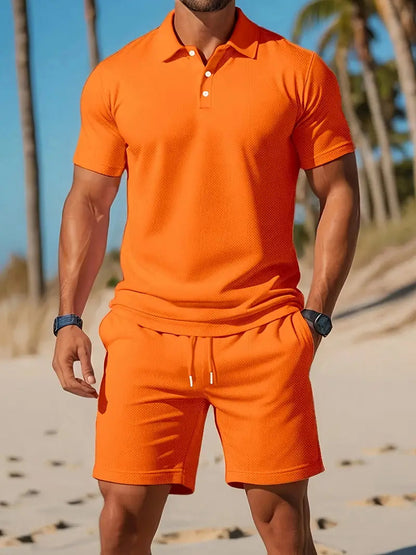 Rayen Men's Polo Shirt Set | Casual Spring & Summer Outfit