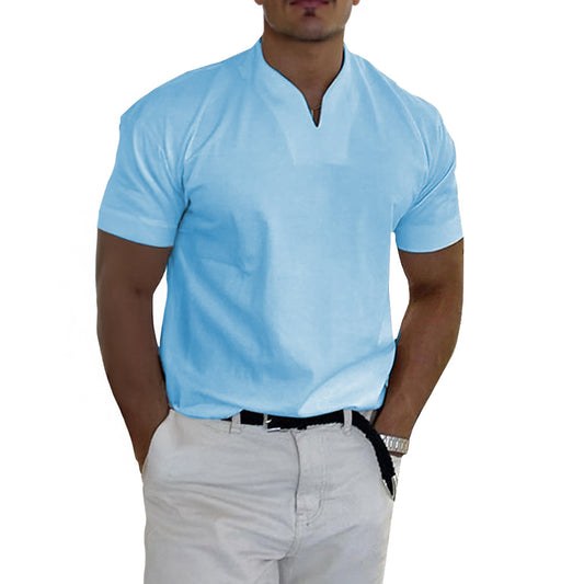 Raza Shirt | Men's V-Notch Casual Shirt for Modern Style and Comfort