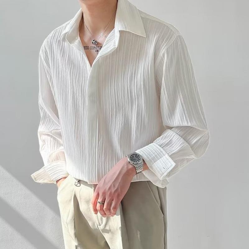 Rensen Shirt | Men's Long Sleeve Shirt Casual Relaxed Fit