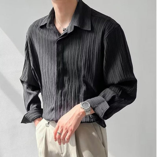 Rensen Shirt | Men's Long Sleeve Shirt Casual Relaxed Fit