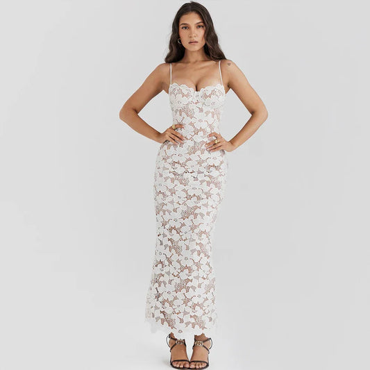 Rianne Dress | Lace Formal Dress – Elegant Sweetheart Neckline