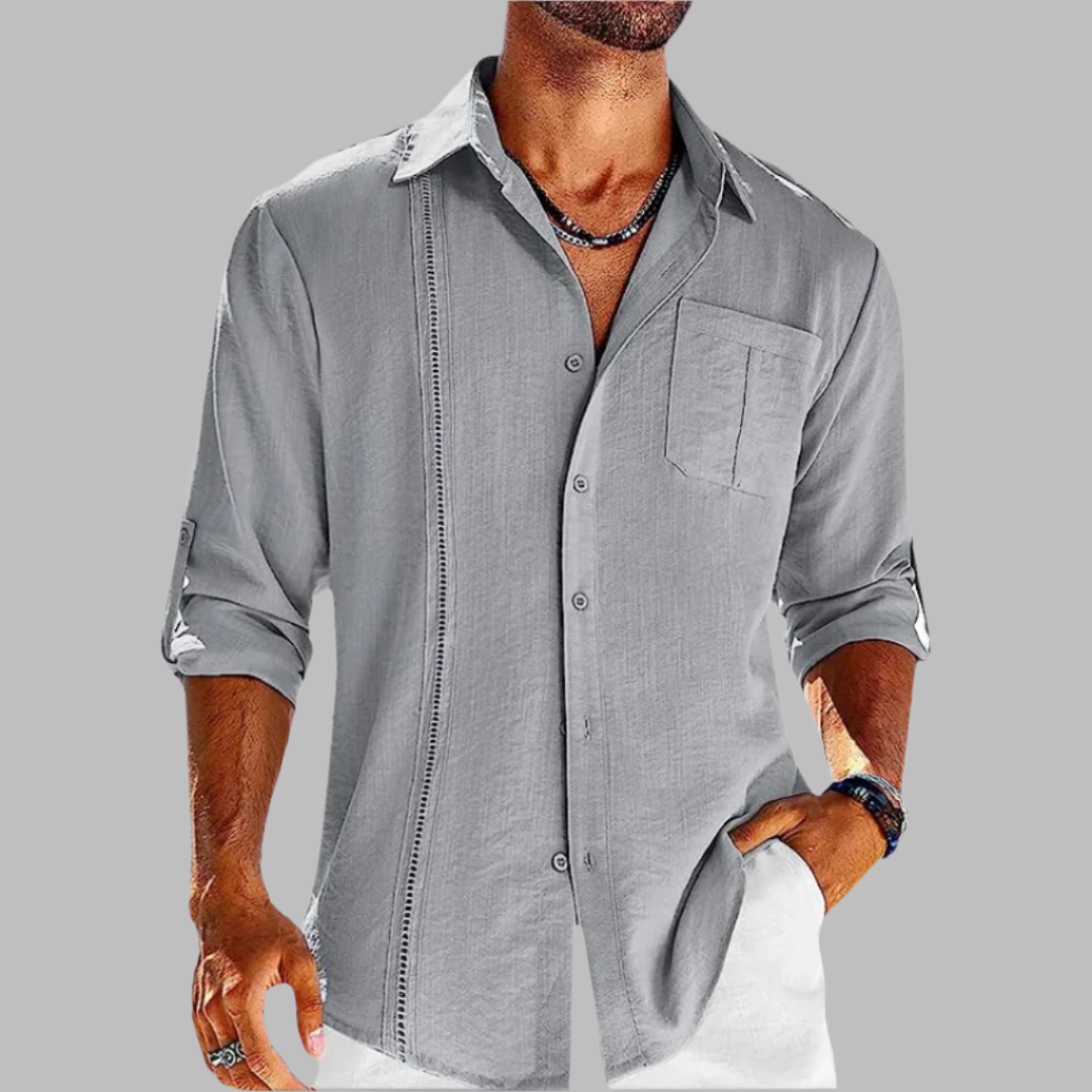Riemer Shirt | Men's Casual Long Sleeve Linen Shirt
