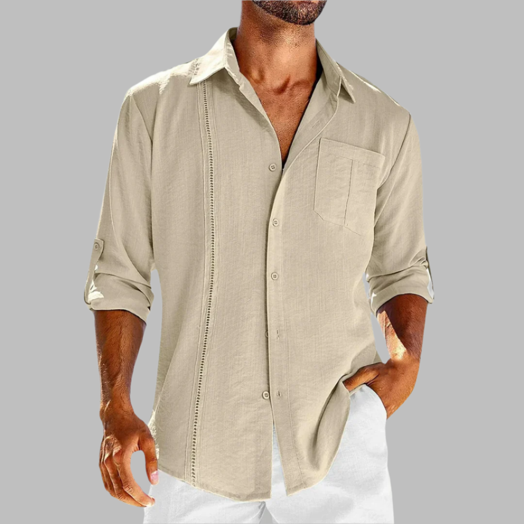 Riemer Shirt | Men's Casual Long Sleeve Linen Shirt