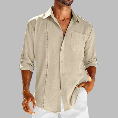 Riemer Shirt | Men's Casual Long Sleeve Linen Shirt