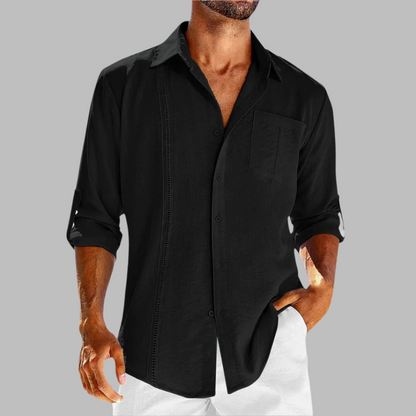 Riemer Shirt | Men's Casual Long Sleeve Linen Shirt