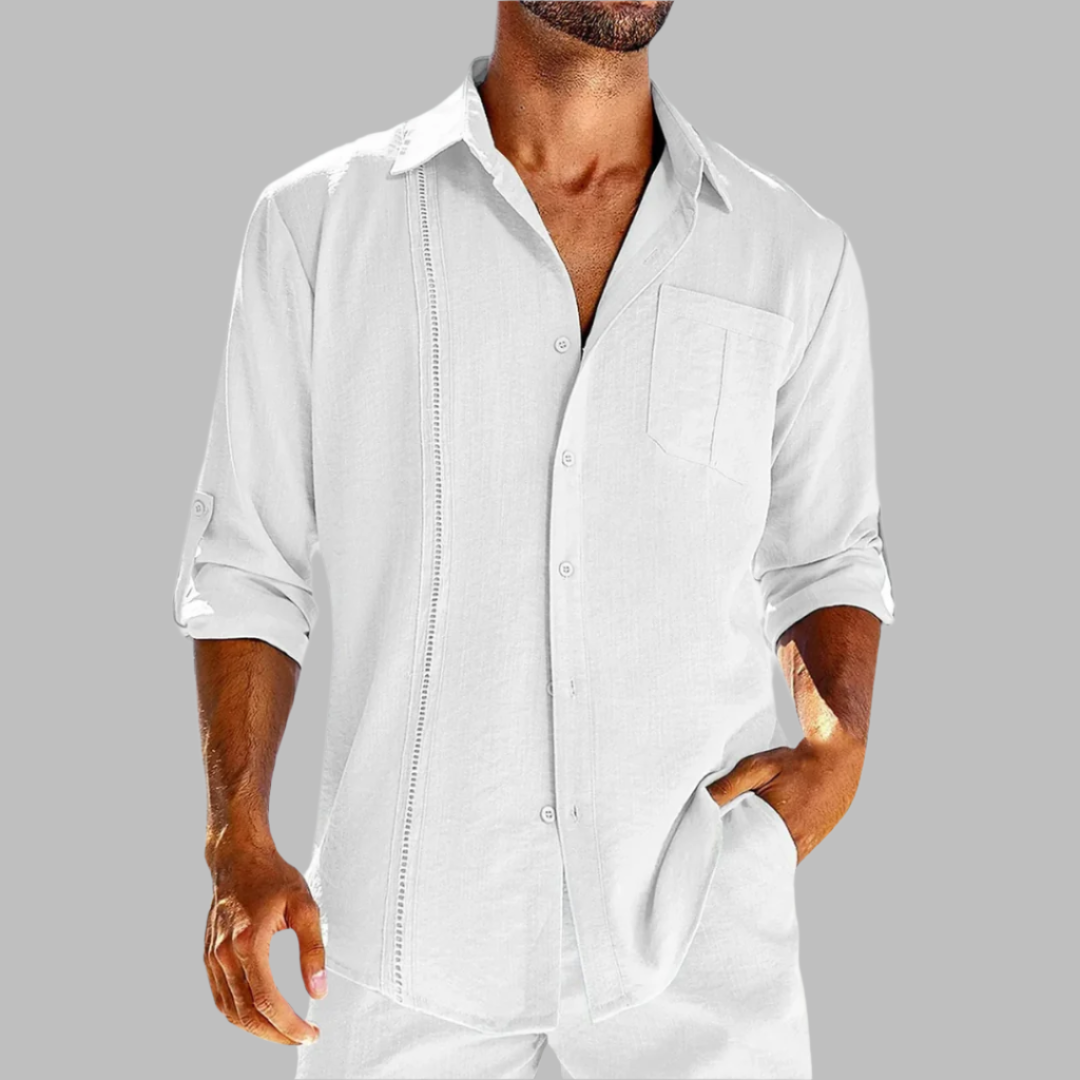 Riemer Shirt | Men's Casual Long Sleeve Linen Shirt