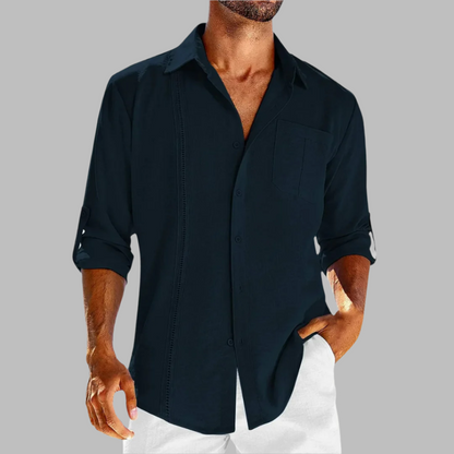 Riemer Shirt | Men's Casual Long Sleeve Linen Shirt