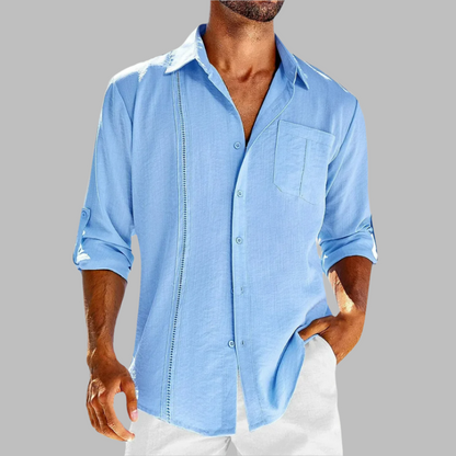Riemer Shirt | Men's Casual Long Sleeve Linen Shirt