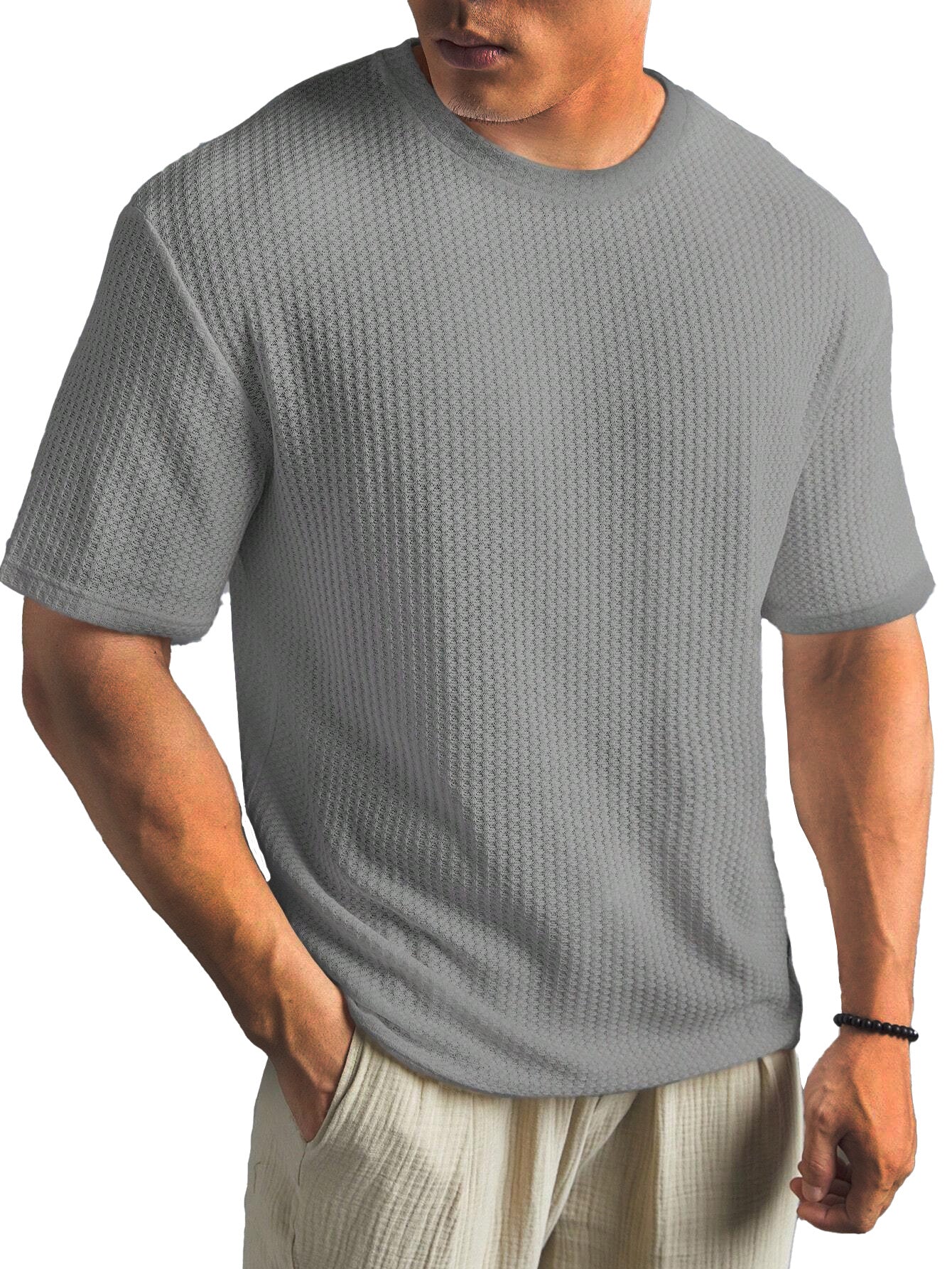 Rien Men's Basic Cotton Shirt | Clean Look, Everyday Comfort