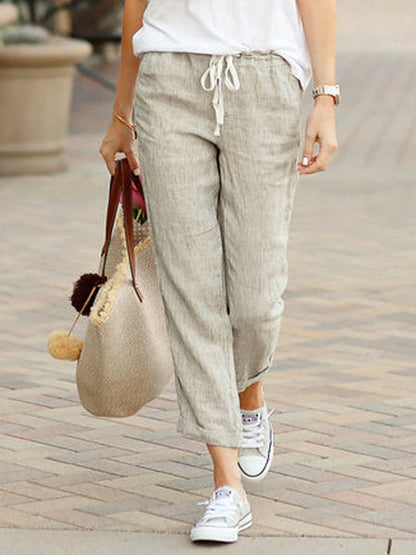 Rina Linen Trousers | Relaxed Fit