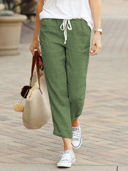 Rina Linen Trousers | Relaxed Fit