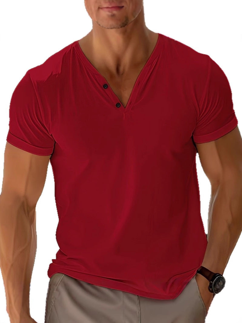 Roan Men's Cotton T-Shirt | Short Sleeve Casual Wear