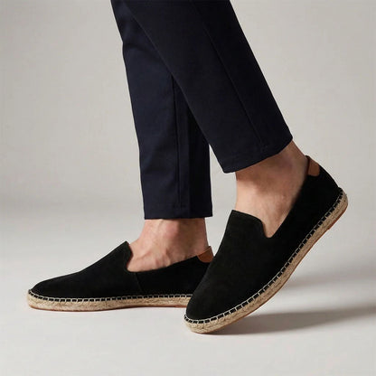 Joshua Espadrille Slip-On Shoes | Jute Sole Contrast Heel Espadrille Slip-On Shoes