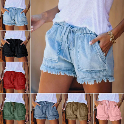 Roeline Shorts | Women's Stretch Denim Shorts