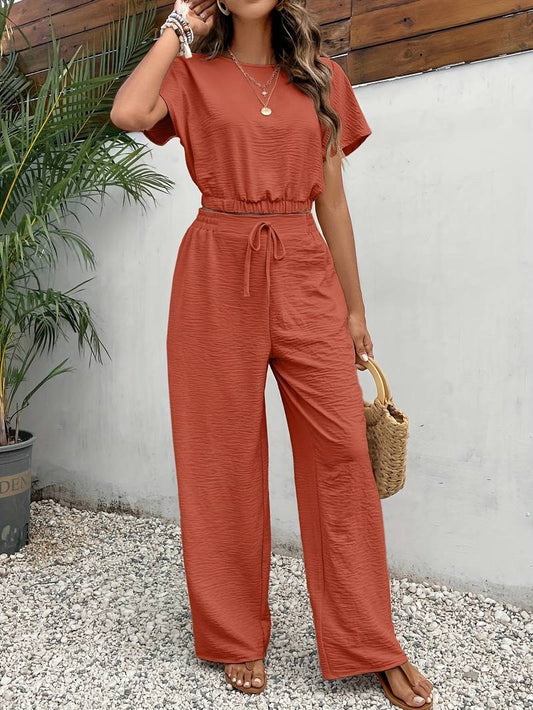 Romana Set | Women's Top and Trousers Summer Set
