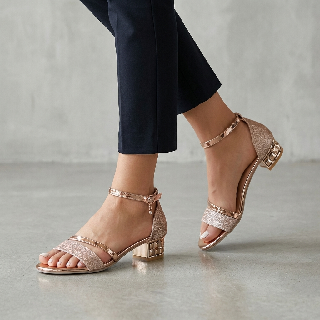 Isla Orthopedic Heeled Sandals | Ankle Strap Open Toe Sandals