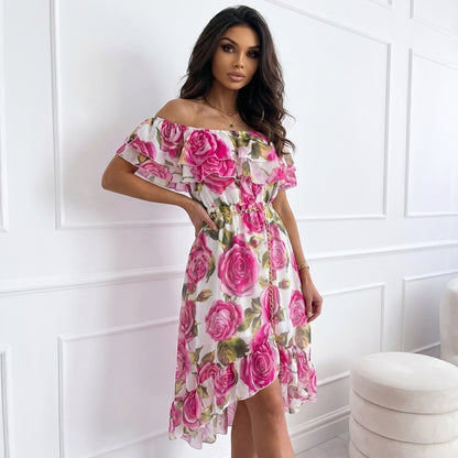 Marnie Dress | Floral Off-Shoulder Dress