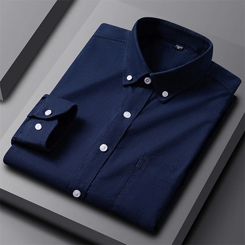 Harry Regular Fit Oxford Shirt | Striped Button-Down Collar Shirt