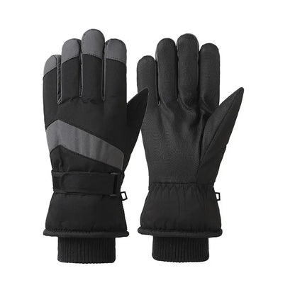 Freddie Wrist-Length Gloves | Textured Palm Ribbed Cuffs Gloves