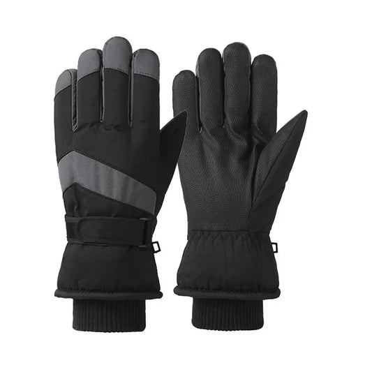 Freddie Wrist-Length Gloves | Textured Palm Ribbed Cuffs Gloves