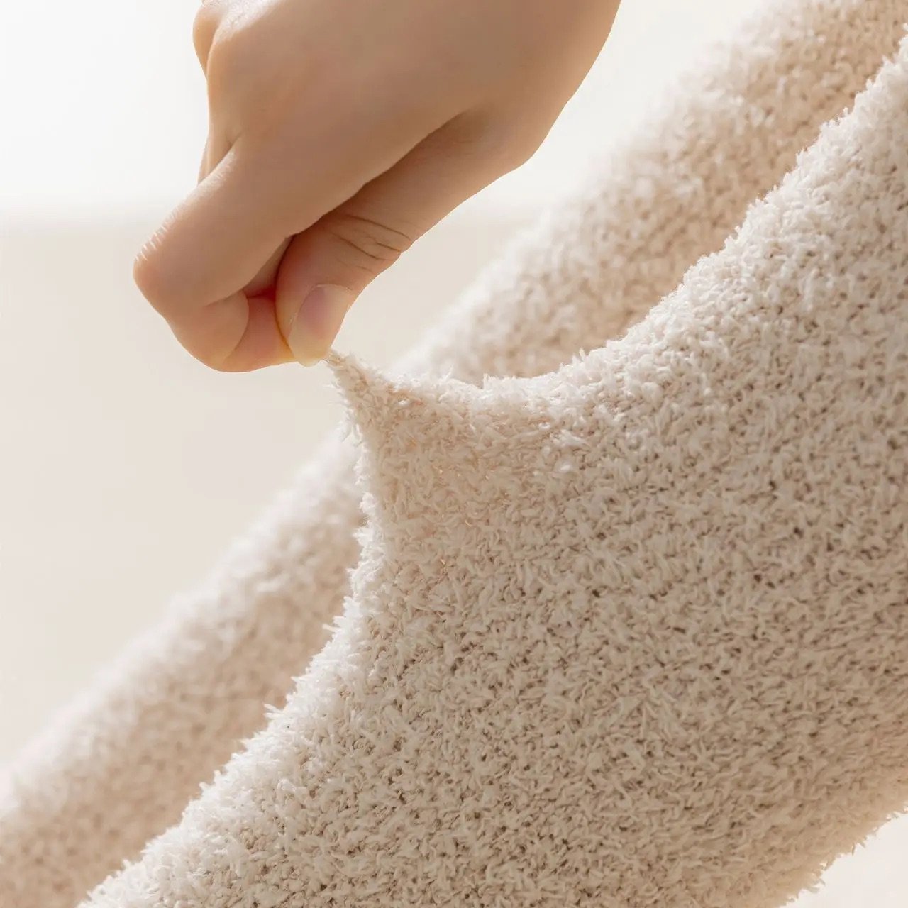 Lily Fitted Knee-High Socks | Fluffy Cozy Knee-High Socks