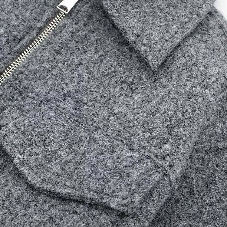 Amelia Cropped Jacket | Collared Relaxed Fit Jacket