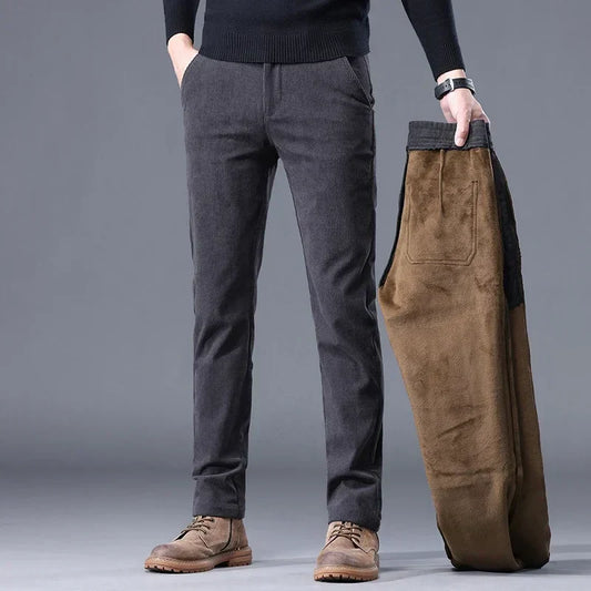 Joshua Straight Fit Pants |  Ribbed Side Pockets Pants