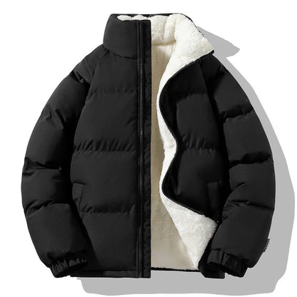 Theodore Relaxed Fit Puffer Jacket | Quilted High-Neck Hip-Length Jacket