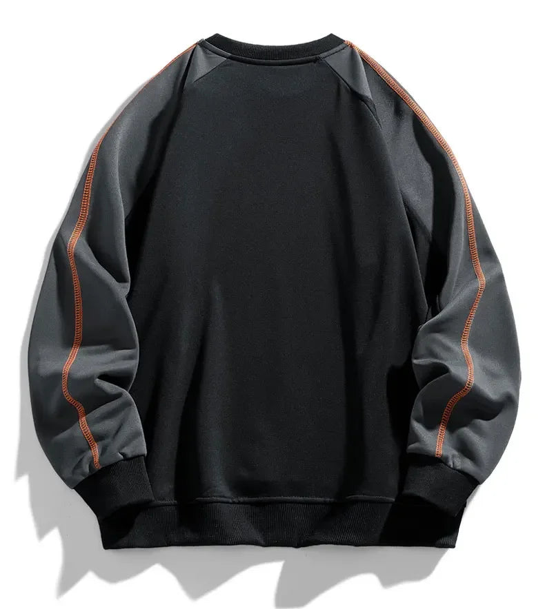 Harry Relaxed Fit Sweatshirt | Colorblock Crewneck Sweatshirt