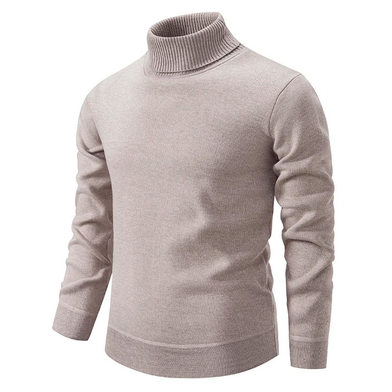 Sienna Ribbed Hip-Length Turtleneck Sweater | Regular Fit Long Sleeve Sweater