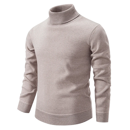Sienna Ribbed Hip-Length Turtleneck Sweater | Regular Fit Long Sleeve Sweater