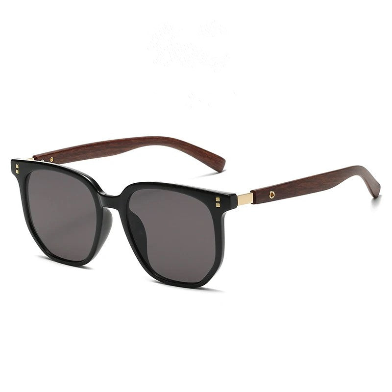 Isla Geometric Frame Sunglasses | Wood Temples Sunglasses