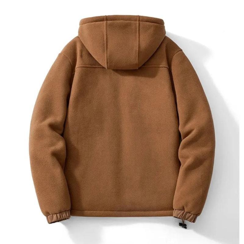 Sebastian Relaxed Fit Hoodie | Sherpa Lined Zip Closure Hoodie