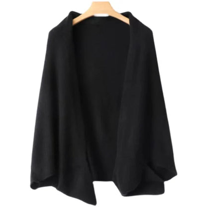Isla Relaxed Fit Shawl | Solid Draped Shawl
