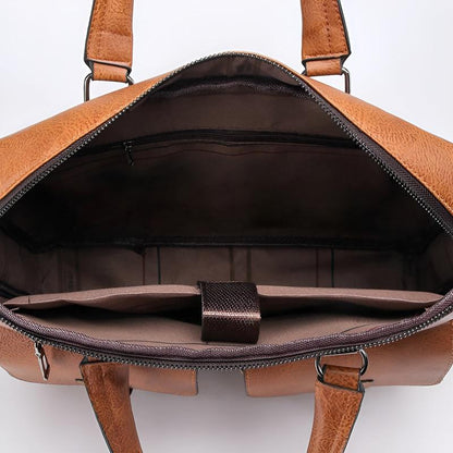 Henry Structured Messenger Bag | Detachable Strap Buckle Closure Messenger Bag