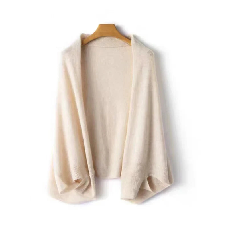 Isla Relaxed Fit Shawl | Solid Draped Shawl
