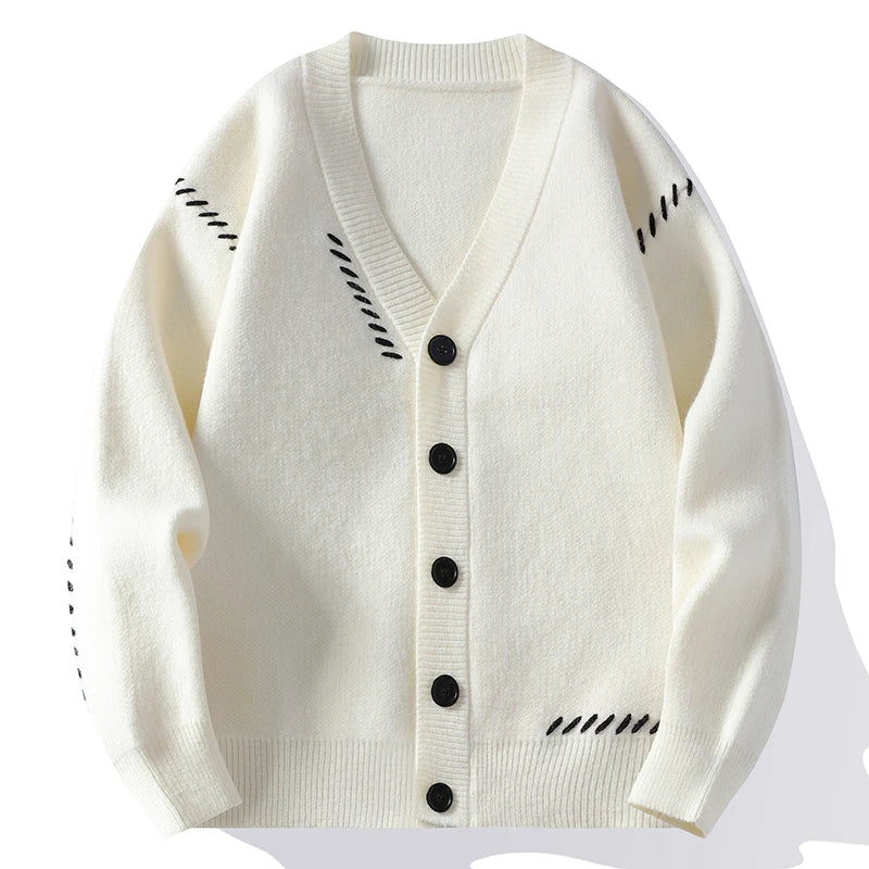 Jack Relaxed Fit Cardigan | V-Neck Long Sleeve Cardigan