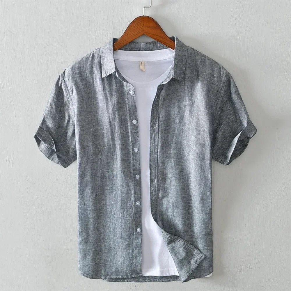 Oscar Relaxed Fit Button-Down Shirt | Short Sleeve Collared Shirt