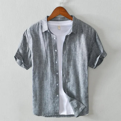 Oscar Relaxed Fit Button-Down Shirt | Short Sleeve Collared Shirt