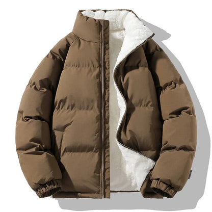 Theodore Relaxed Fit Puffer Jacket | Quilted High-Neck Hip-Length Jacket