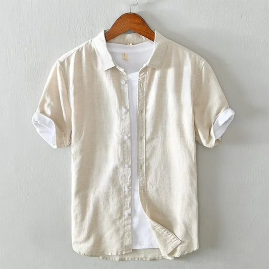 Oscar Relaxed Fit Button-Down Shirt | Short Sleeve Collared Shirt