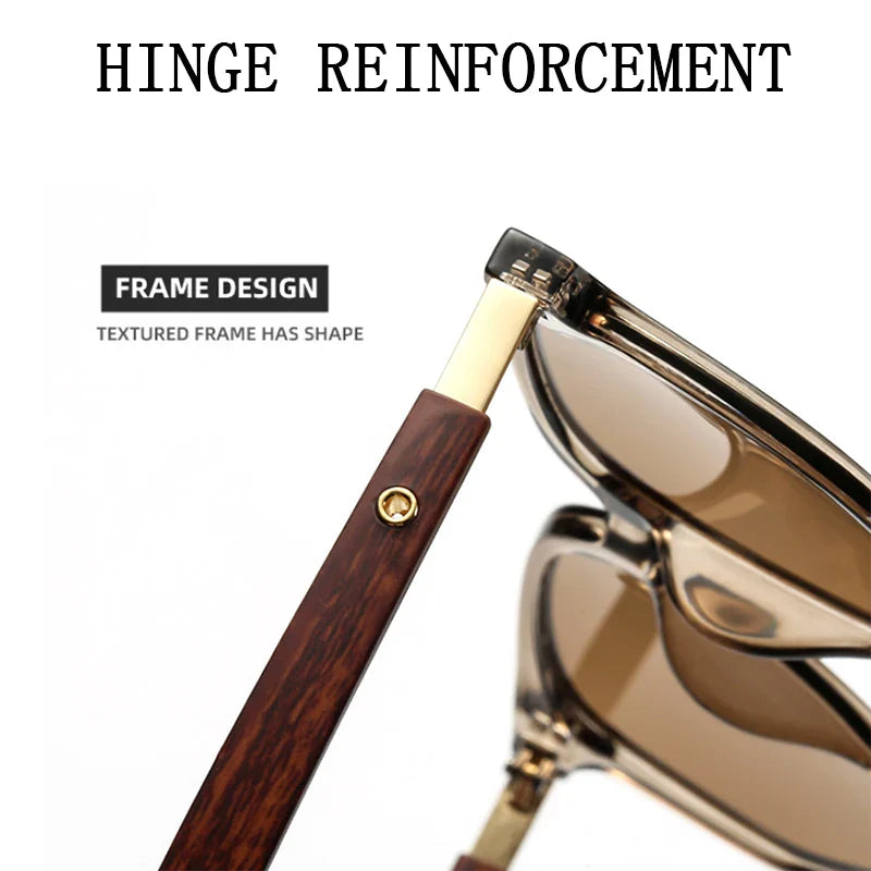 Isla Geometric Frame Sunglasses | Wood Temples Sunglasses