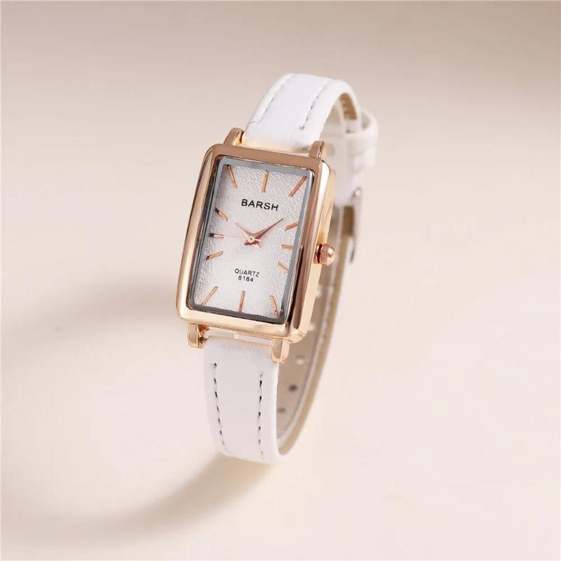 Isla Slim Fit Rectangular Wristwatch | Solid Wrist-Length Wristwatch