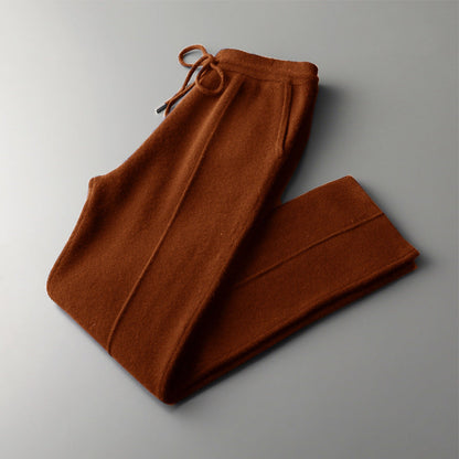 Amelia Relaxed Fit Lounge Pants | Drawstring Waist Side Pockets Lounge Pants