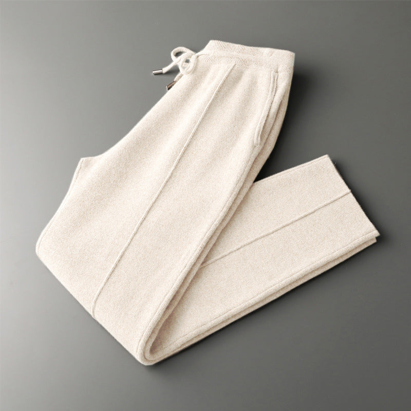 Amelia Relaxed Fit Lounge Pants | Drawstring Waist Side Pockets Lounge Pants
